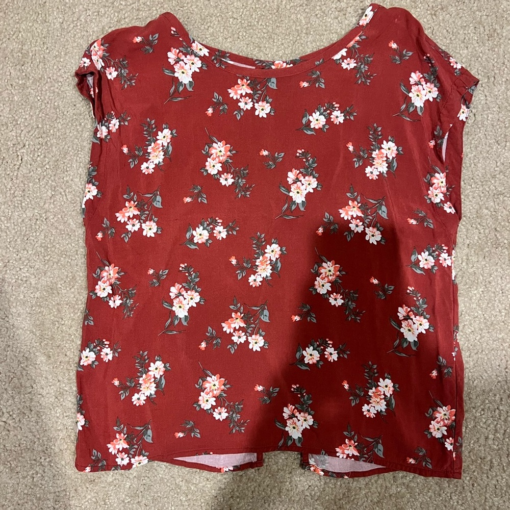 floral blouse